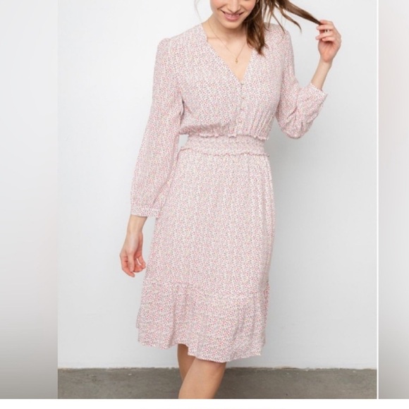 Rails Renata Flower Vines Floral Summer Midi Dress Size Medium - Picture 2 of 11